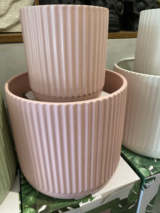 RIPPLE POTS (3 sizes & 4 colours)