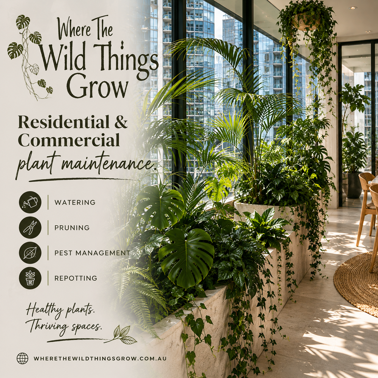 Commercial & Residential Indoor Plant Maintenance