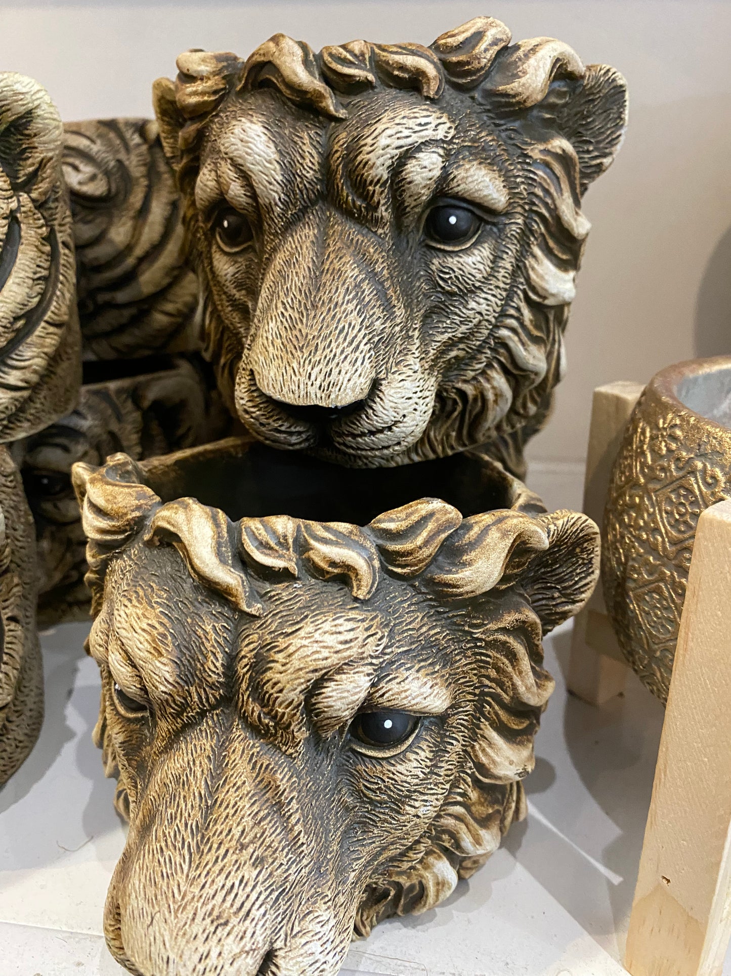 Wild Animal Planters Cement