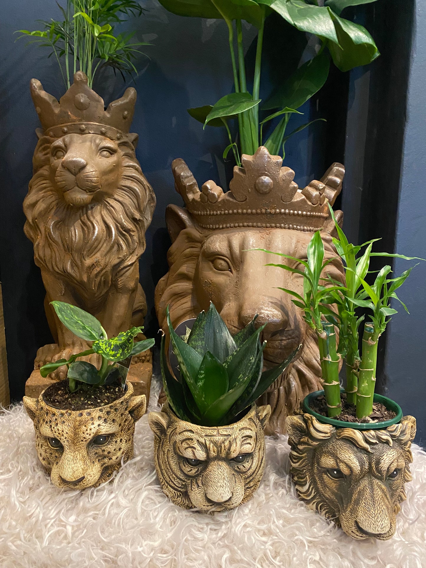 Wild Animal Planters Cement