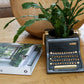 TYPEWRITER PLANTER BLACK