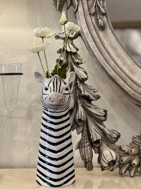 Zebra and Giraffe deco vase