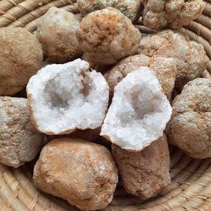 Quartz Geodes Uncracked - Natural