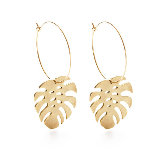 Monstera Hoops