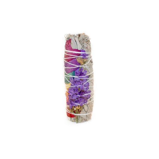 Rainbow Sage Smudging Wand