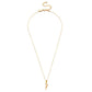 Tiny Gold Serpent Necklace